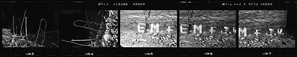 [70 Views of Street Debris, New York City], Walker Evans (American, St. Louis, Missouri 1903–1975 New Haven, Connecticut), Film negative 
