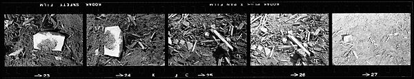[70 Views of Street Debris, New York City], Walker Evans (American, St. Louis, Missouri 1903–1975 New Haven, Connecticut), Film negative