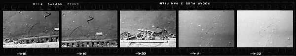 [70 Views of Street Debris, New York City], Walker Evans (American, St. Louis, Missouri 1903–1975 New Haven, Connecticut), Film negative