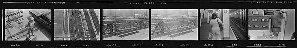 [340 Street Scenes, Including Pedestrians, Grafitti, Storefronts and Interiors, New York City], Walker Evans (American, St. Louis, Missouri 1903–1975 New Haven, Connecticut), Film negative