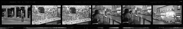 [340 Street Scenes, Including Pedestrians, Grafitti, Storefronts and Interiors, New York City], Walker Evans (American, St. Louis, Missouri 1903–1975 New Haven, Connecticut), Film negative