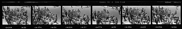 [340 Street Scenes, Including Pedestrians, Grafitti, Storefronts and Interiors, New York City], Walker Evans (American, St. Louis, Missouri 1903–1975 New Haven, Connecticut), Film negative