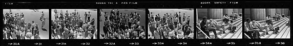 [340 Street Scenes, Including Pedestrians, Grafitti, Storefronts and Interiors, New York City], Walker Evans (American, St. Louis, Missouri 1903–1975 New Haven, Connecticut), Film negative