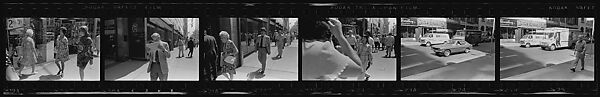 [340 Street Scenes, Including Pedestrians, Grafitti, Storefronts and Interiors, New York City], Walker Evans (American, St. Louis, Missouri 1903–1975 New Haven, Connecticut), Film negative