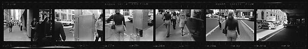 [340 Street Scenes, Including Pedestrians, Grafitti, Storefronts and Interiors, New York City], Walker Evans (American, St. Louis, Missouri 1903–1975 New Haven, Connecticut), Film negative