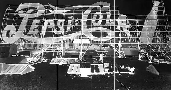 Pepsi Cola, Long Island City, IX: July 2, 1998, Vera Lutter (German, born Kaiserslautern, 1960), Gelatin silver print 