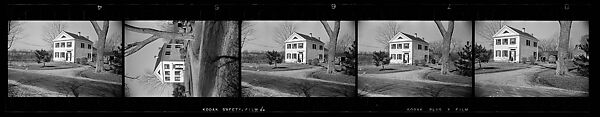 [73 Portraits of the Coggeshall Family and Penelope Andrews, Views of Cemetery and House, North Stonington, Connecticut], Walker Evans (American, St. Louis, Missouri 1903–1975 New Haven, Connecticut), Film negative