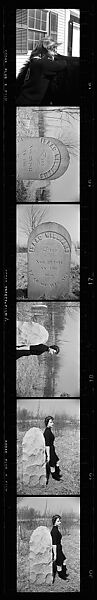 [73 Portraits of the Coggeshall Family and Penelope Andrews, Views of Cemetery and House, North Stonington, Connecticut], Walker Evans (American, St. Louis, Missouri 1903–1975 New Haven, Connecticut), Film negative