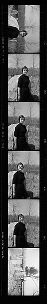 [73 Portraits of the Coggeshall Family and Penelope Andrews, Views of Cemetery and House, North Stonington, Connecticut], Walker Evans (American, St. Louis, Missouri 1903–1975 New Haven, Connecticut), Film negative