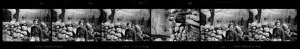 [73 Portraits of the Coggeshall Family and Penelope Andrews, Views of Cemetery and House, North Stonington, Connecticut], Walker Evans (American, St. Louis, Missouri 1903–1975 New Haven, Connecticut), Film negative