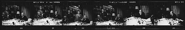 [35 Interior Views of Wine Tasting at the Century Club, New York City], Walker Evans (American, St. Louis, Missouri 1903–1975 New Haven, Connecticut), Film negative
