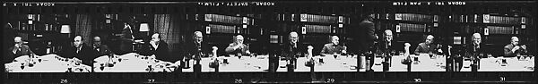 [35 Interior Views of Wine Tasting at the Century Club, New York City], Walker Evans (American, St. Louis, Missouri 1903–1975 New Haven, Connecticut), Film negative