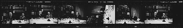 [35 Interior Views of Wine Tasting at the Century Club, New York City], Walker Evans (American, St. Louis, Missouri 1903–1975 New Haven, Connecticut), Film negative