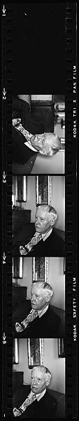 [9 Portraits of Carl Van Vechten at Home], Walker Evans (American, St. Louis, Missouri 1903–1975 New Haven, Connecticut), Film negative 