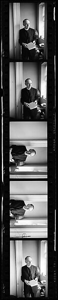 [38 Portraits of Father James Flye, Made for Vogue Magazine and Probably Unpublished], Walker Evans (American, St. Louis, Missouri 1903–1975 New Haven, Connecticut), Film negative