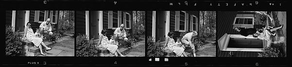 [29 Views of Crew Regatta and Unidentified People Before House], Walker Evans (American, St. Louis, Missouri 1903–1975 New Haven, Connecticut), Film negative 
