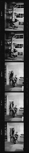 [74 Views of Dinner Party at Home of Jack Heliker, Cranberry Island, Maine], Walker Evans (American, St. Louis, Missouri 1903–1975 New Haven, Connecticut), Film negative