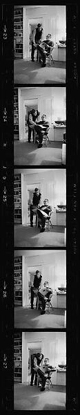 [74 Views of Dinner Party at Home of Jack Heliker, Cranberry Island, Maine], Walker Evans (American, St. Louis, Missouri 1903–1975 New Haven, Connecticut), Film negative