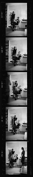 [74 Views of Dinner Party at Home of Jack Heliker, Cranberry Island, Maine], Walker Evans (American, St. Louis, Missouri 1903–1975 New Haven, Connecticut), Film negative