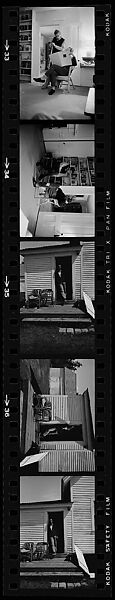 [74 Views of Dinner Party at Home of Jack Heliker, Cranberry Island, Maine], Walker Evans (American, St. Louis, Missouri 1903–1975 New Haven, Connecticut), Film negative