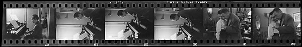 [96 Miscellaneous Views, Including Interiors, London Street Scenes, Boat Trip, Unidentified People in Countryside], Walker Evans (American, St. Louis, Missouri 1903–1975 New Haven, Connecticut), Film negative 