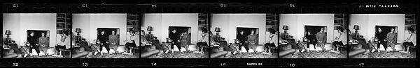[96 Miscellaneous Views, Including Interiors, London Street Scenes, Boat Trip, Unidentified People in Countryside], Walker Evans (American, St. Louis, Missouri 1903–1975 New Haven, Connecticut), Film negative