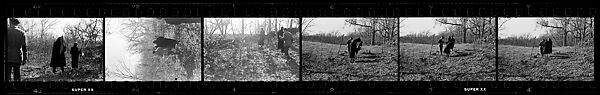 [96 Miscellaneous Views, Including Interiors, London Street Scenes, Boat Trip, Unidentified People in Countryside], Walker Evans (American, St. Louis, Missouri 1903–1975 New Haven, Connecticut), Film negative