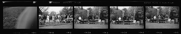 [228 Views of Bocci Game: "Cooney Bocci"], Walker Evans (American, St. Louis, Missouri 1903–1975 New Haven, Connecticut), Film negative
