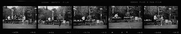 [228 Views of Bocci Game: "Cooney Bocci"], Walker Evans (American, St. Louis, Missouri 1903–1975 New Haven, Connecticut), Film negative