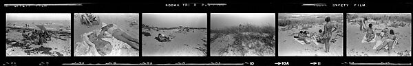 [97 Views from Trip to Texas, Including Beach Scenes, Roadside Architecture, Views Through Car Window], Walker Evans (American, St. Louis, Missouri 1903–1975 New Haven, Connecticut), Film negative
