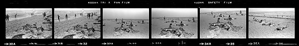 [97 Views from Trip to Texas, Including Beach Scenes, Roadside Architecture, Views Through Car Window], Walker Evans (American, St. Louis, Missouri 1903–1975 New Haven, Connecticut), Film negative