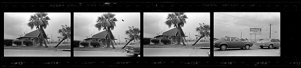 [97 Views from Trip to Texas, Including Beach Scenes, Roadside Architecture, Views Through Car Window], Walker Evans (American, St. Louis, Missouri 1903–1975 New Haven, Connecticut), Film negative
