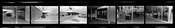[97 Views from Trip to Texas, Including Beach Scenes, Roadside Architecture, Views Through Car Window], Walker Evans (American, St. Louis, Missouri 1903–1975 New Haven, Connecticut), Film negative