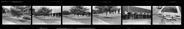 [97 Views from Trip to Texas, Including Beach Scenes, Roadside Architecture, Views Through Car Window], Walker Evans (American, St. Louis, Missouri 1903–1975 New Haven, Connecticut), Film negative
