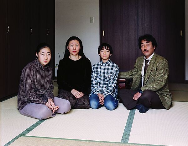 The Okutsu Family in Tatami Room, Yamaguchi, Thomas Struth (German, born Geldern, 1954), Chromogenic print 