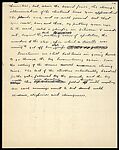 [Translated Excerpt from André Gide's "Si Le Grain Ne Meurt"], Walker Evans (American, St. Louis, Missouri 1903–1975 New Haven, Connecticut), Ink on paper