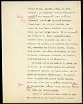 [Essay in French: "Le soir, je me sentais isolé...], Walker Evans (American, St. Louis, Missouri 1903–1975 New Haven, Connecticut), Ink on paper