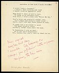 [Essay in French: "Le soir, je me sentais isolé...], Walker Evans (American, St. Louis, Missouri 1903–1975 New Haven, Connecticut), Ink on paper