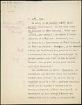 [Essay in French: "Le soir, je me sentais isolé...], Walker Evans (American, St. Louis, Missouri 1903–1975 New Haven, Connecticut), Ink on paper