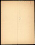 [Two-Page Essay: "Chère Avis, Avis Chère"], Walker Evans (American, St. Louis, Missouri 1903–1975 New Haven, Connecticut), Ink on paper