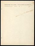 [Short Story: "Stomach Trouble"], Walker Evans (American, St. Louis, Missouri 1903–1975 New Haven, Connecticut), Ink on paper