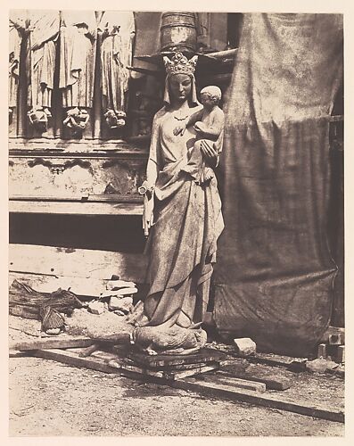 [Sculpture of Virgin and Child, Notre Dame, Paris]