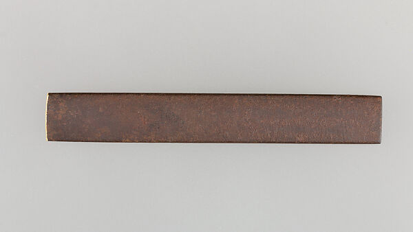 Knife Handle (Kozuka), Iron, gold, copper-silver alloy (shibuichi), copper, Japanese