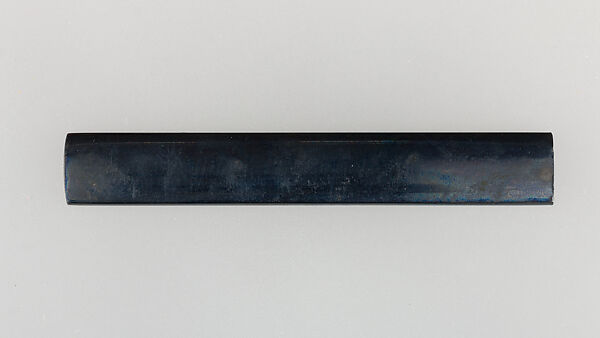 Knife Handle (Kozuka), Copper-gold alloy (shakudō), iron, gold, Japanese