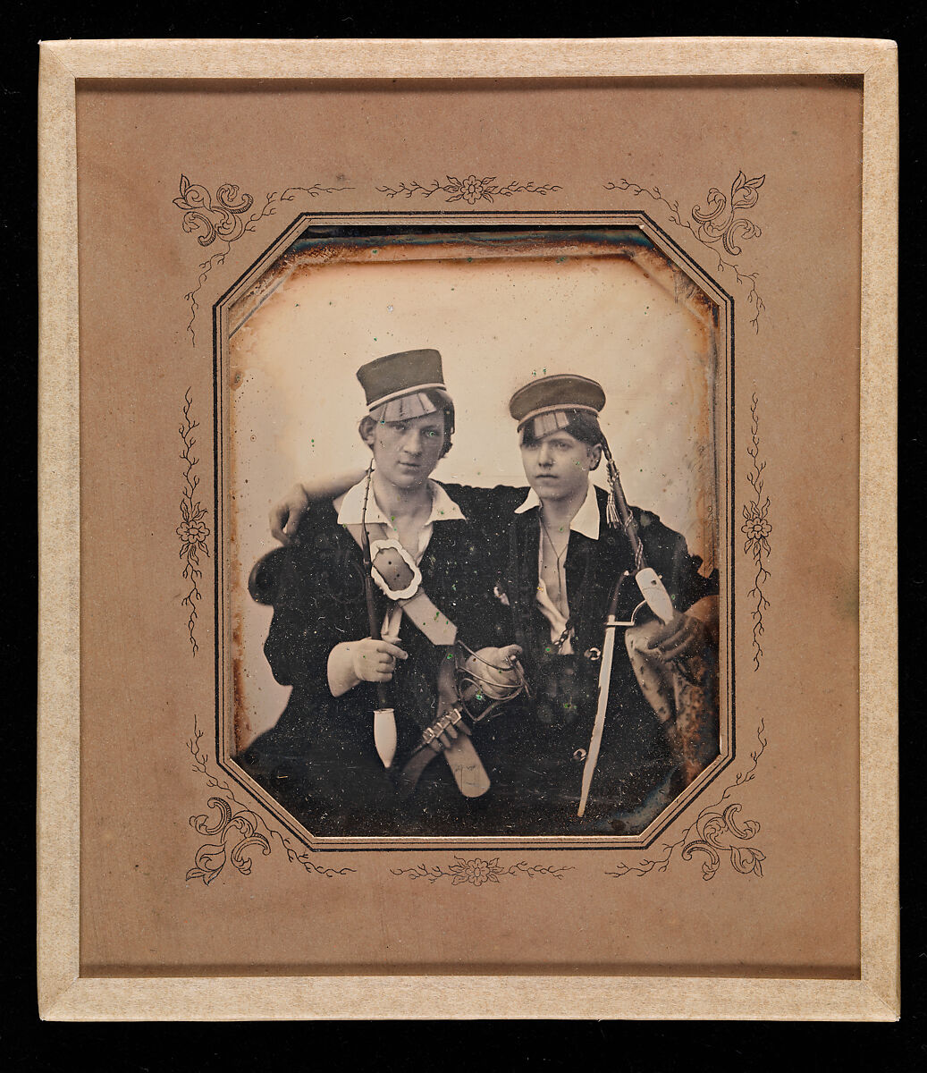 [Franz Friedrich (né Melnik Böhmen) and Friend], Unknown (American), Daguerreotype 