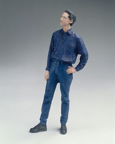 Gordon Tapper, 1:10, Karin Sander (German, born 1957), ABS plastic (acryl-nitryl-butadien-styrol) from three-dimensional scan; applied color