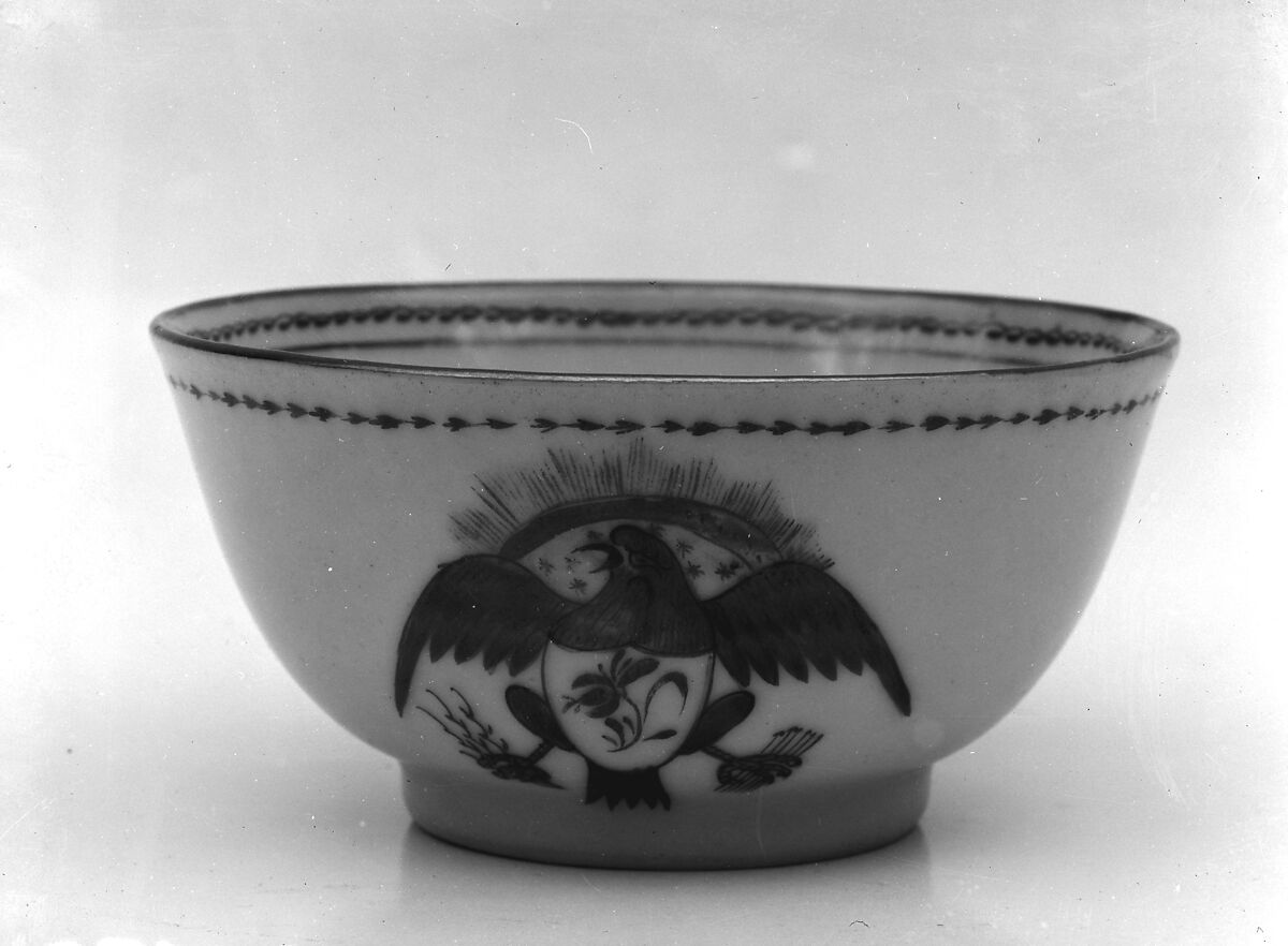 Cup and Saucer, Porcelain, Chinese 