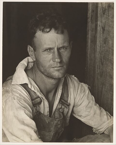 Alabama Tenant Farmer, Walker Evans (American, St. Louis, Missouri 1903–1975 New Haven, Connecticut), Gelatin silver print 