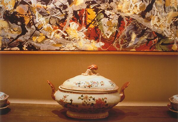 Pollock and Tureen, Arranged by Mr. and Mrs. Burton Tremaine, Connecticut, Louise Lawler (American, born Bronxville, New York, 1947), Silver dye bleach print 