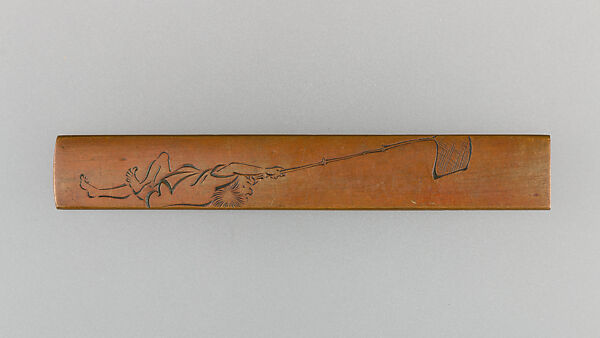 Knife Handle (Kozuka), Copper, copper-silver alloy (shibuichi), copper-gold alloy (shakudō), gold, Japanese